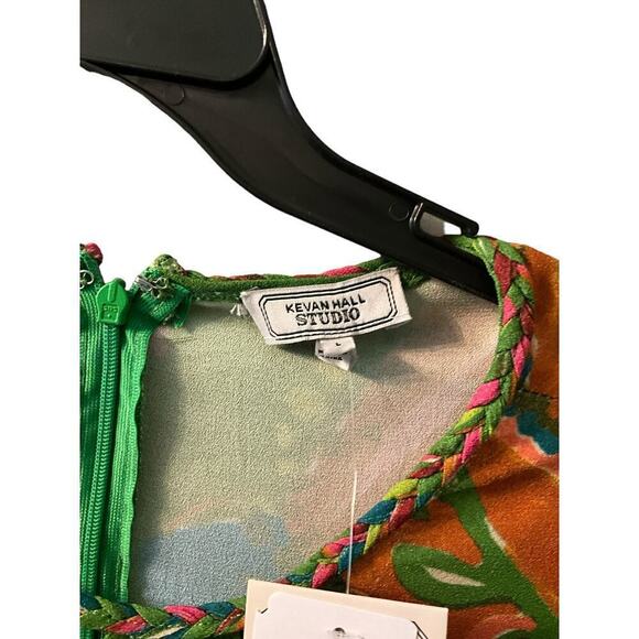 Kevan Hall Studio green Bodysuit sz Large - Picture 7 of 7